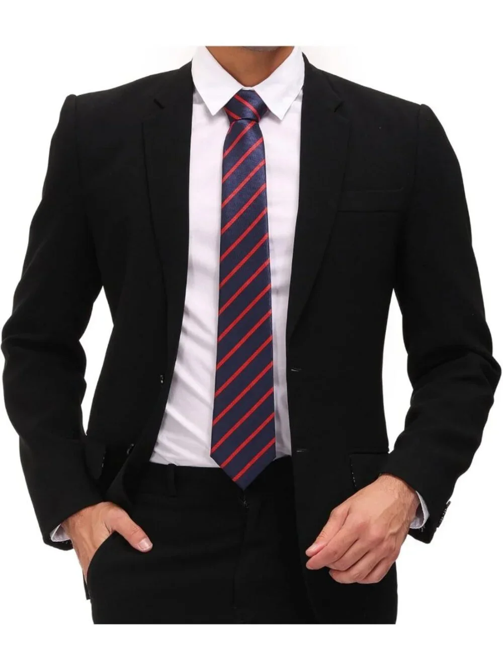 Classic Men's Neckties Set - Woven Jacquard Ties, 6 Stylish Designs for Any